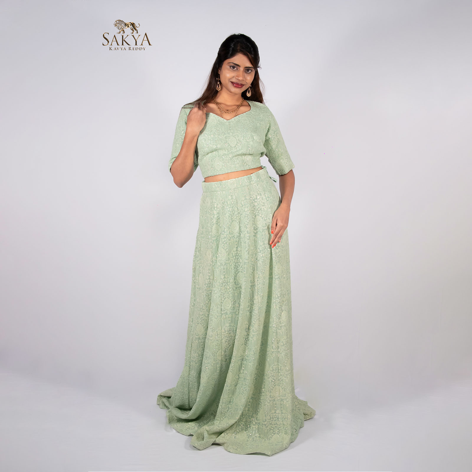 Classic Chikankari Lehanga Set