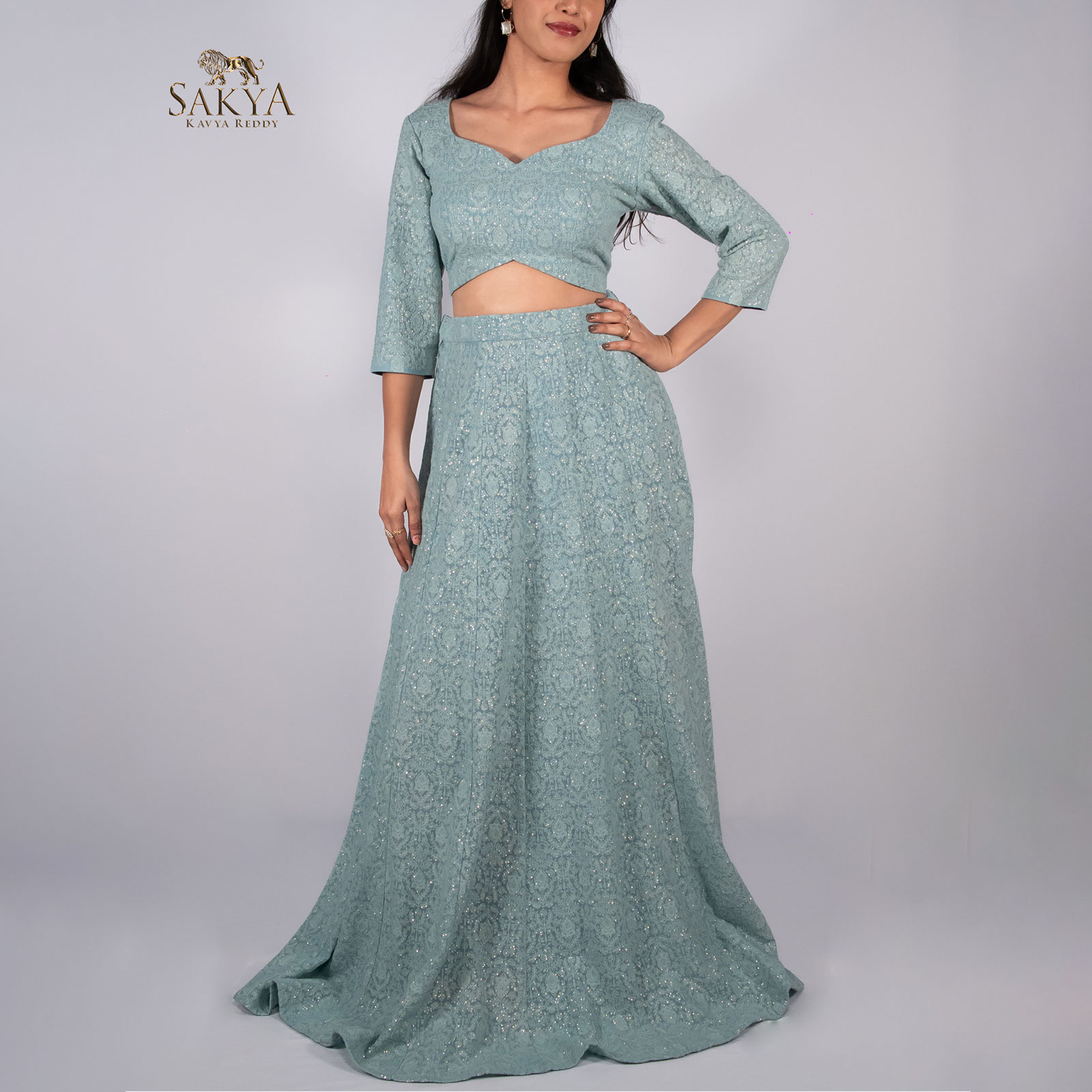 Classic chikankari lehanga set